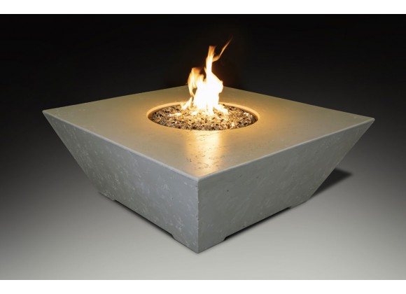 Grand Canyon Square Fire Table in Bone