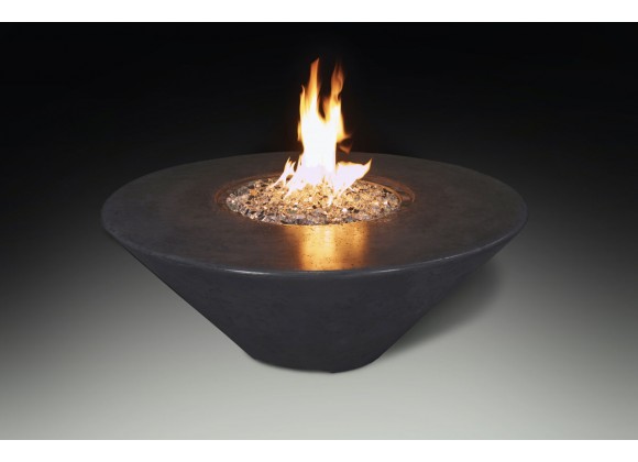 Grand Canyon Round Fire Table in Black