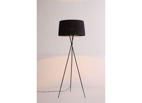 Paige Floor Lamp - Black - front