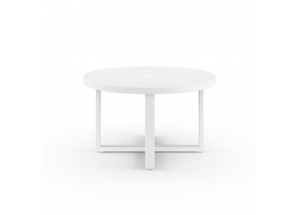 Sunset West Newport 50'' Round Dining Table - Front Angle