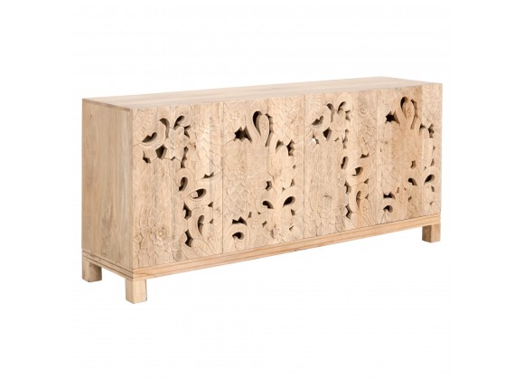  Essentials For Living Flora Media Sideboard - Angled View