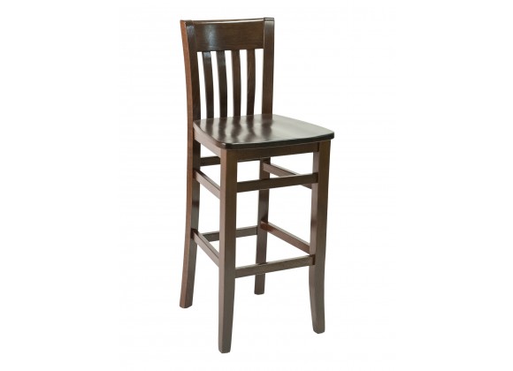 European 44" Beech Wood Barstool - FLS-03B