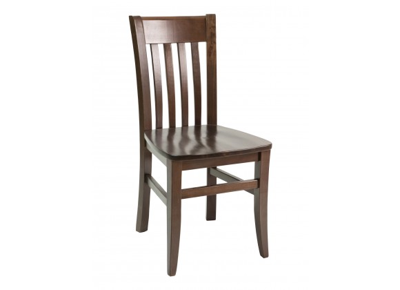 European Beechwood Wood Dining Chair - FLS-03S - Front