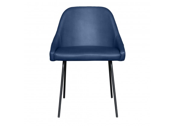 Moe's Home Collection Blaze Dining Chair - Blue - Front Angle