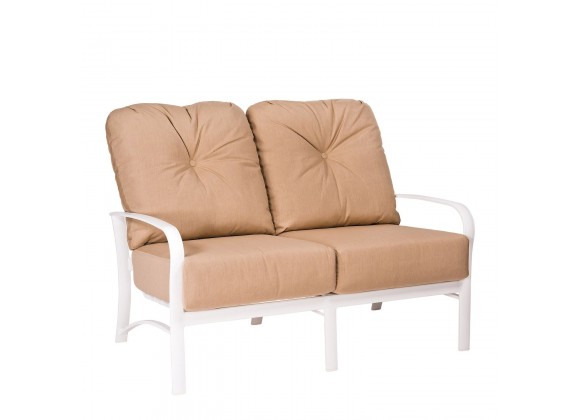 Woodard Fremont Cushion Love Seat - Angled