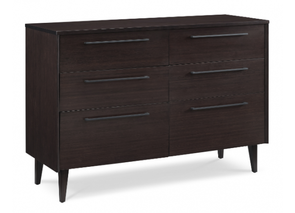 Sienna Six Drawer Dresser - Mocha