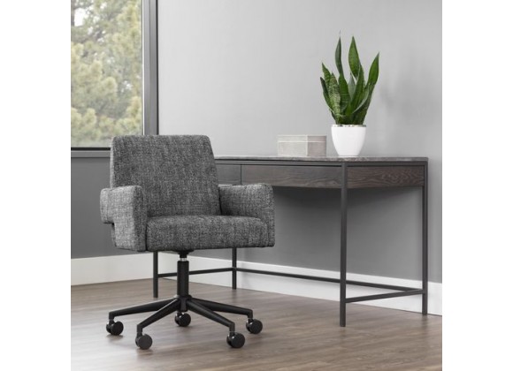 Sunpan Perry Office Chair - Nash Zebra - Lifestyle