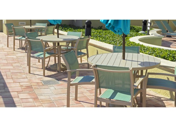 Source Furniture Fusion Aluminum Suqare Table Top 