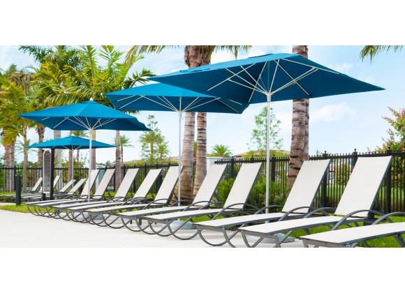 Source Furniture Rio Square Single Vented Umbrella