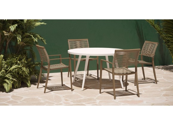 DecoScapes Chloe Rope Dining Arm Chair - Lifestyle