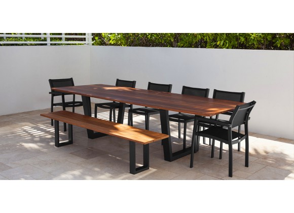 Source Furniture Contemporary U Style Dining Table Base Set View