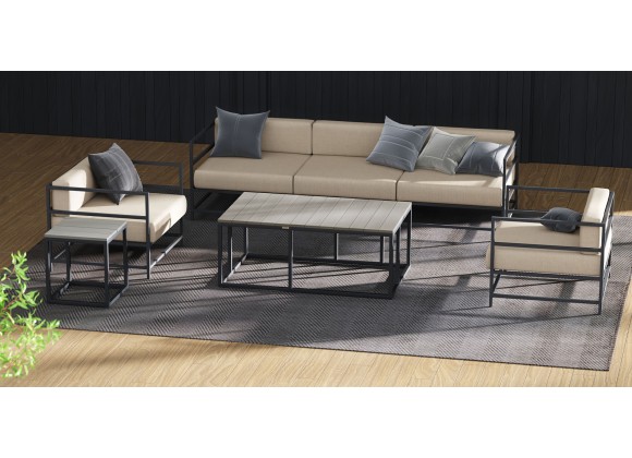 Source Furniture Delano Aluminum Sofa