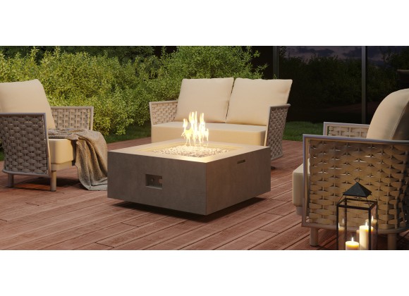 Source Furniture Elements Concrete Fire Pit (Square)