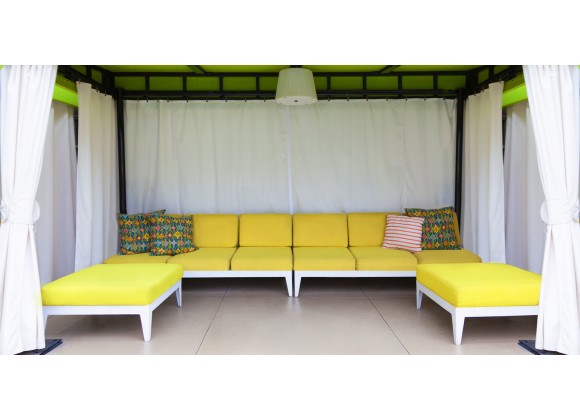 Source Furniture South Beach Armless Chair Set