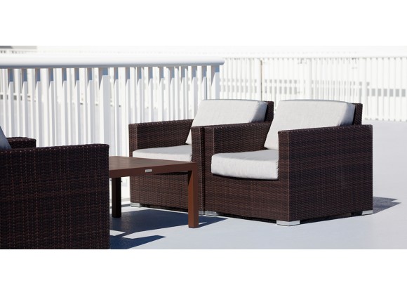 Source Furniture Lucaya Club Chair Front Espresso Set