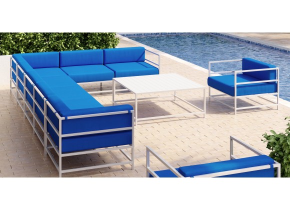 Source Furniture Delano Aluminum Modular Armless Lounge Chair