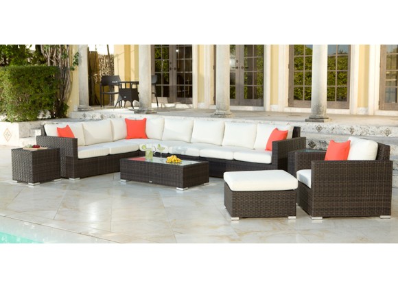 Source Furniture Lucaya Armles Chair with Standard Cushion Set