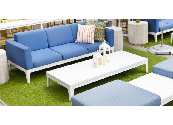 Source Furniture South Beach Small Rectangular Coffee Table Set