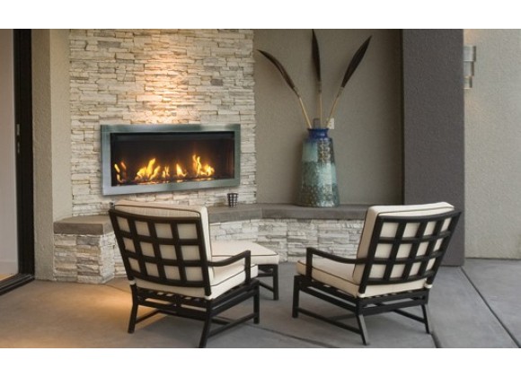 Sierra Flame Tahoe 450L Gas Fireplace - Lifestyle