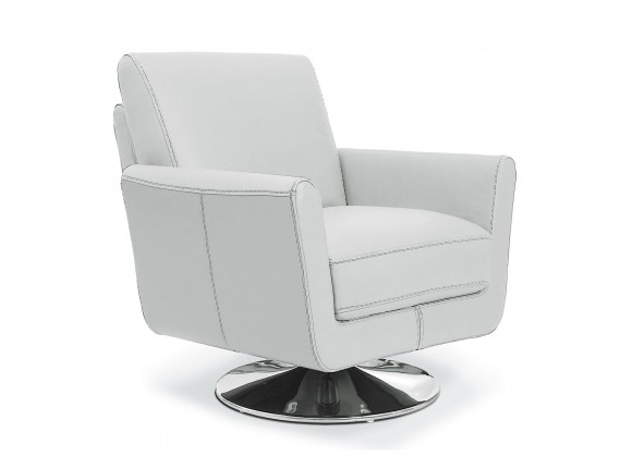 Bellini Syria Swivel Chair White CAT 35. COL 35612- Side Angle