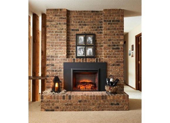 Outdoor Greatroom Company 29" Electric Fireplace Insert - Lifestyle