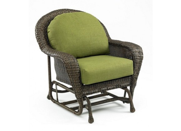 Outdoor Greatroom Company Balsam Wicker Outdoor Glider