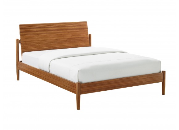 Greenington Monterey King Platform Bed - Amber - Angled View