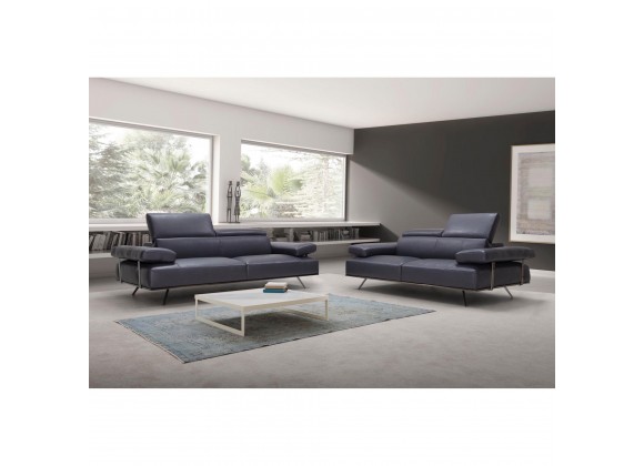 Bellini Sofa Leather in Anthercite Dandy 05 - Lifestyle