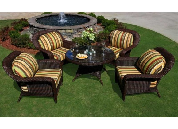 Tortuga Outdoor Sea Pines Resin Wicker Conversation Set
