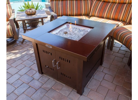 AZ Patio Heaters Outdoor Fire Pit in Hammered Bronze - Lifestyle