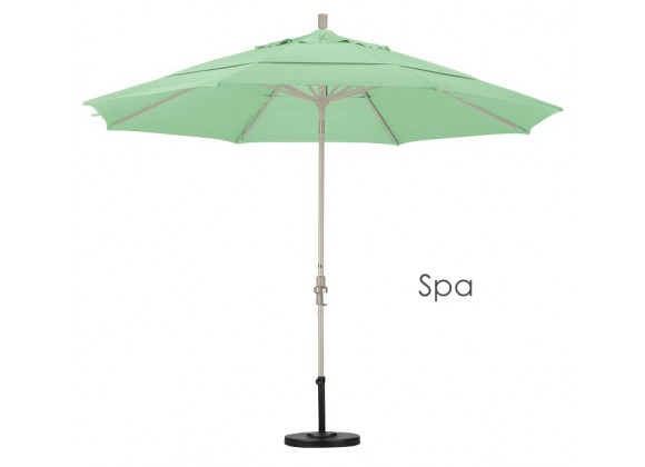 California Umbrella 11' Aluminum Market Umbrella Collar Tilt DV Sand - Pacifica