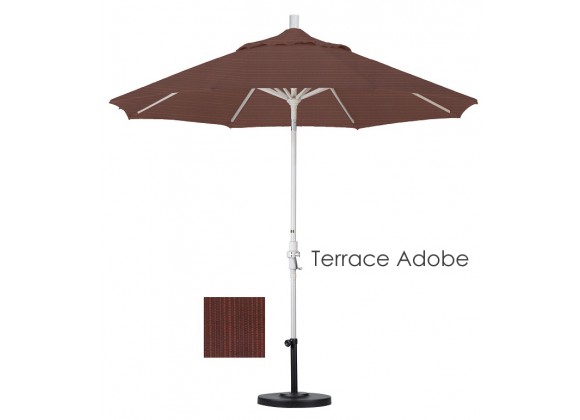 California Umbrella 9' Aluminum Market Umbrella Collar Tilt - Sand - Olefin