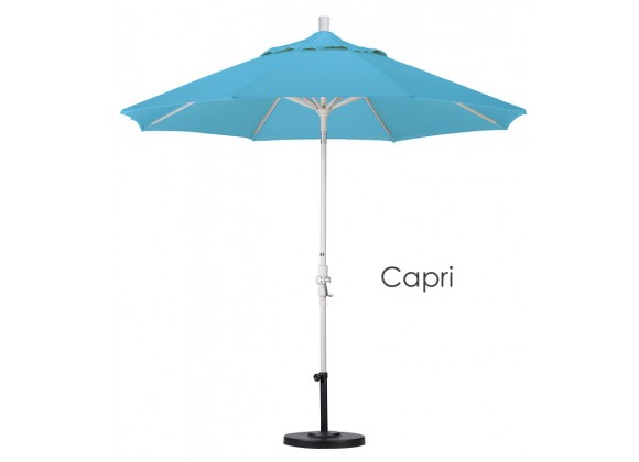 California Umbrella 9' Aluminum Market Umbrella Collar Tilt - Sand - Pacifica