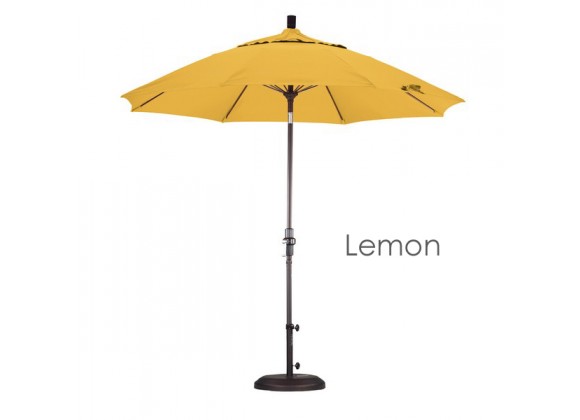 California Umbrella 9' Fiberglass Market Umbrella Collar Tilt Bronze - Olefin