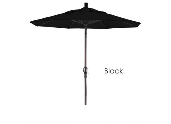 California Umbrella 7.5' Aluminum Market Umbrella Push Tilt Bronze - Pacifica