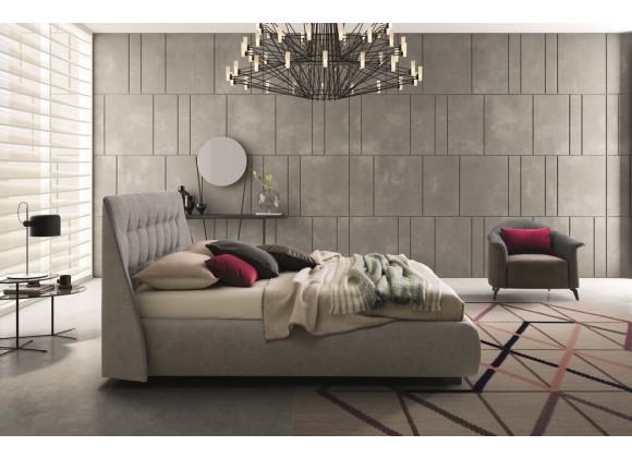 J&M Furniture Guscio Queen Storage Bed