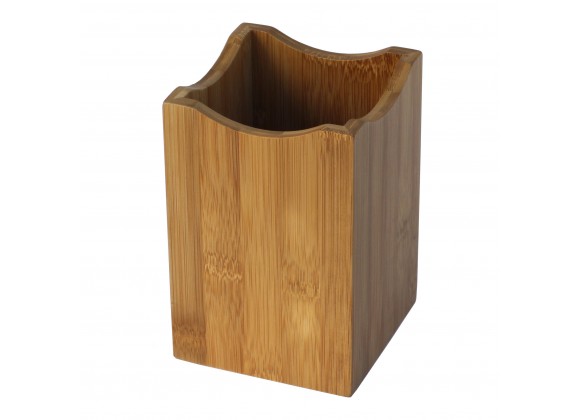 Oceanstar Bamboo Utensil Holder - Angled