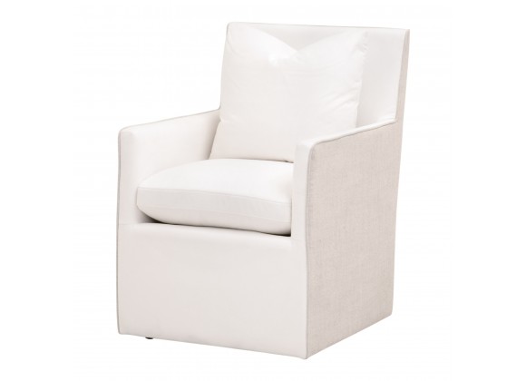 Essentials For Living Harmony Armchair with Casters - Front Side Angle
