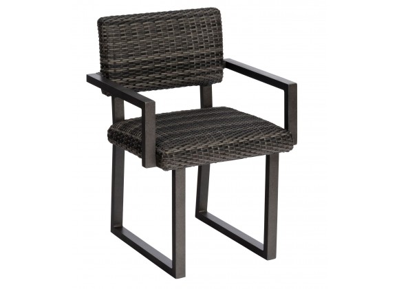 Woodard Harper Dining Armchair - Angled