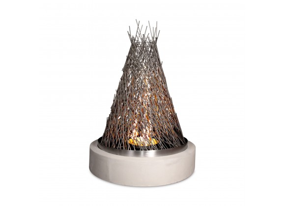 The Outdoor Plus The Hay Stack Fire Tower Stainless Steel