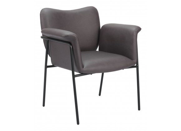 Heritage Accent Chair Brown- Front view 1