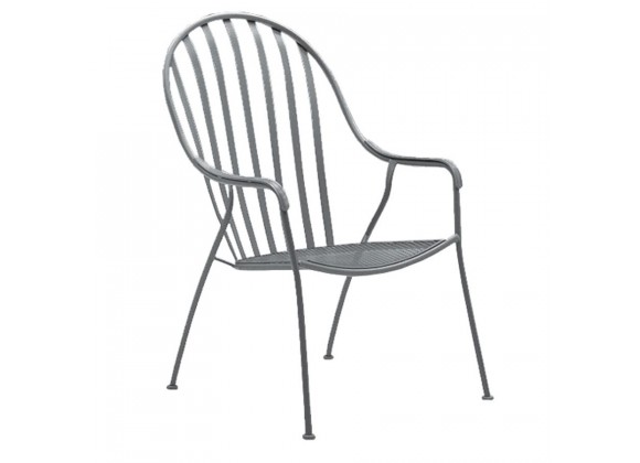 Woodard Valencia High-Back Barrel Chair - Stackable