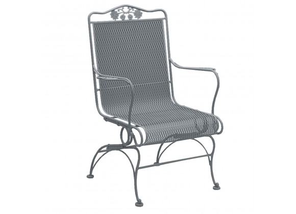 Woodard Briarwood High Back Coil Spring Chair with Optional Seat Cushion