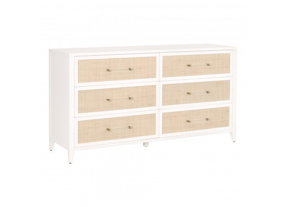 Essentials For Living Holland 6-Drawer Double Dresser - Front Side Angle