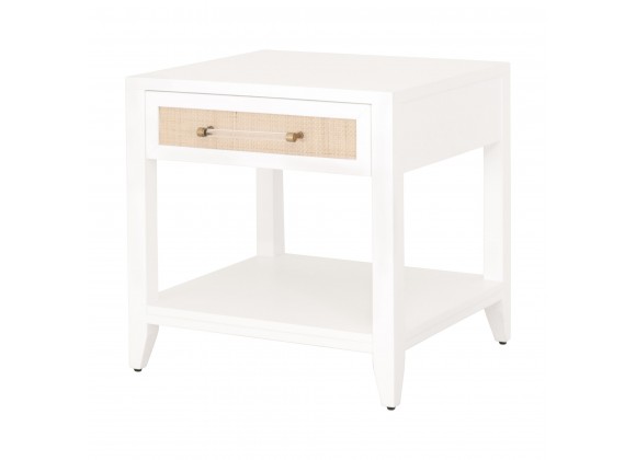 Essentials For Living Holland 1-Drawer Side Table - Angled