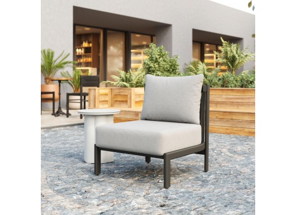 Horizon Accent Chair in Gray- Lifestyle 1