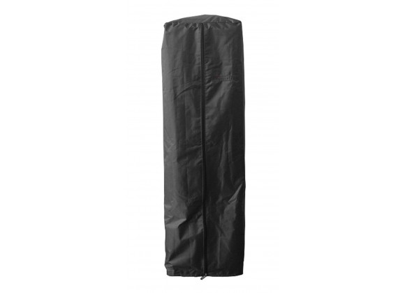 AZ Patio Heaters Table Top Glass Tube Patio Heater Cover in Black - Front Angle