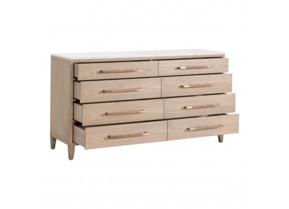 Essentials For Living Cambria 8-Drawer Double Dresser - Front Side Opened Angle