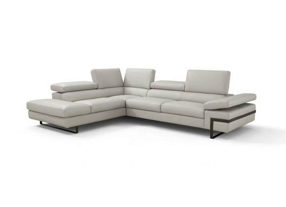 J&M Furniture I867 Rimini In Left Hand Facing Chaise Light Grey