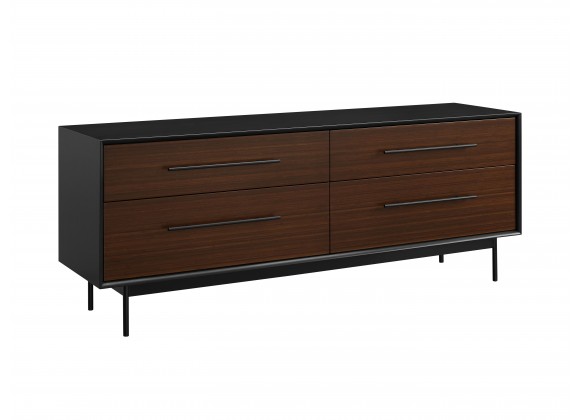 Greenington Park Avenue 4 Drawer Double Dresser Ruby - Front Side Angle
